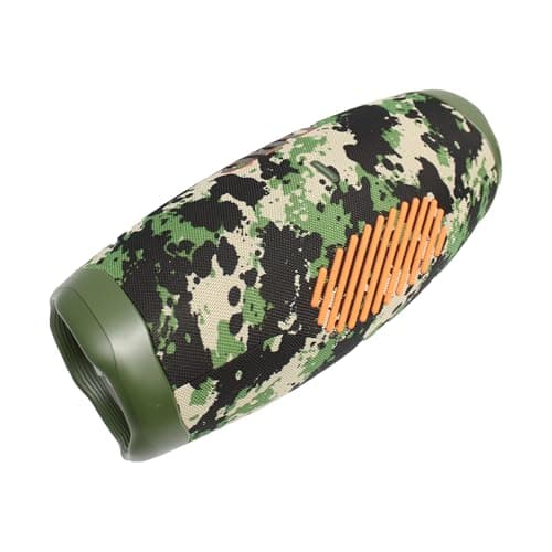 JBL Boombox 3 - Portable Bluetooth Speaker, IPX7 Waterproof, 24 Hours of Playtime (Squad) (JBLBOOMBOX3SQUADAM) + AUX Cable + USB-C Cable + Microfiber Cloth 3