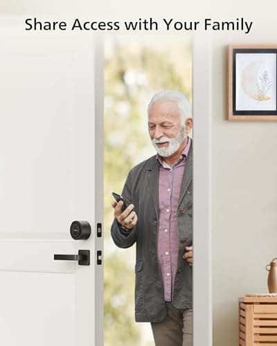 Philips Wi-Fi Smart Lock, Turn Your Existing Deadbolt into Smart Door Lock, Built-in WiFi, APP Remote Control, Keyless Entry Door Lock, Auto-Locking, Status Logging, Multiple Alarm, Matte Black 9