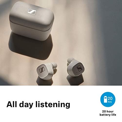 Sennheiser Consumer Audio CX 400BT True Wireless Earbuds - Bluetooth In-Ear Headphones for Music and Calls - with Noise Cancellation and Customizable Touch Controls, White 5