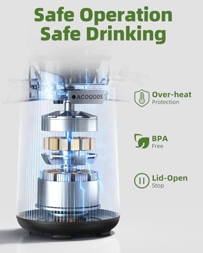 Cold Press Juicer, Auto Feed & Pre-cut, 55 RPM Slow Masticating High Juice Yield Juicer Machines, Easy to Clean, 5.3" Wide Chute, 1.8L Hopper with 2 Cups, Black 6