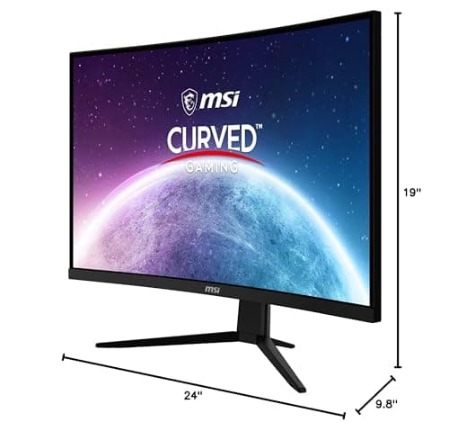 msi G273CQ, 27" Gaming Monitor, 2560 x 1440 (QHD), VA, 170Hz, FreeSync Premium, HDR Ready, HDMI, Displayport, Tilt 9