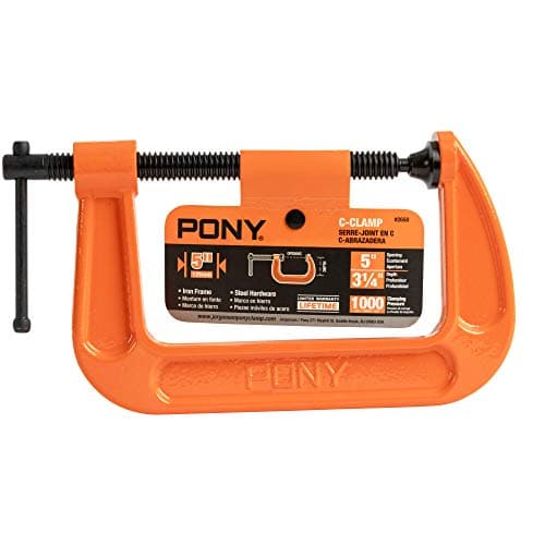 Pony Jorgensen 2650 5-Inch C-Clamp, Orange 5