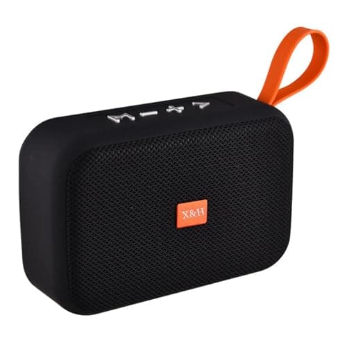 Xjahwr Portable Bluetooth Speakers, Wireless Bluetooth Speaker, Deep Bass, Outdoor Speakers with Handle, Supports TF Card for Outdoor