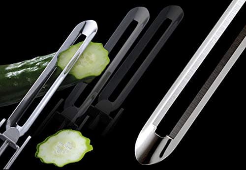 Stainless Steel Peeler, Long Vegetable Peeler, with plastic safety cover, 8.5 inch, Seki Japan 7
