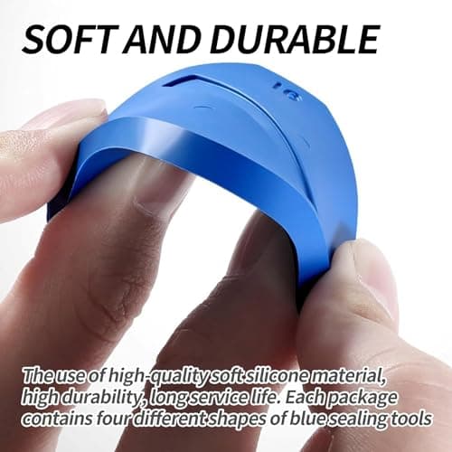 JXINLODGEG Caulk Gun Kit for 10oz Caulk Tubes – Silicone Caulking Gun, Caulk Remover, Sealant Finishing Tool & Grout Scraper – 10:1 Thrust Ratio for Precision Home and Outdoor Repairs 6