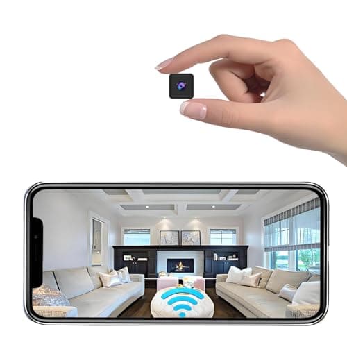 Mini Wireless Camera Home Security Cam Indoor HD Camera Small Smart WiFi House Portable Cameras Tiny House Nanny Body Cam Battery Life Powered Body Cameras 150 Wide Angle Night Vision Motion Detection