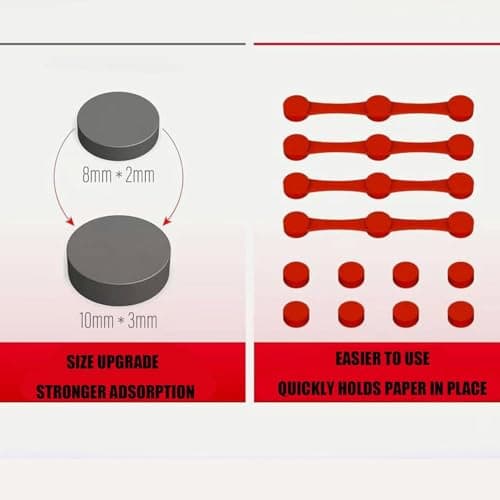 ZENKLET Air Fryer Magnet Silicone Buckle for Holding Down, Air Fryer Magnets for Parchment Paper, Food-Grade, Heat-Resistant,Quick-Attach Design for Secure Cooking-4SET 5