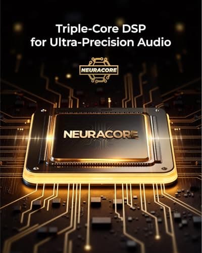 ULTIMEA Skywave X40 5.1.2ch Sound Bar for Smart TV w/Dolby Atmos, Wireless Surround Sound System for TV, 530W Soundbar with Wireless Subwoofer, GaN Amplifier, 4K HDR Pass-Through, HDMI eARC, BT 5.4 9