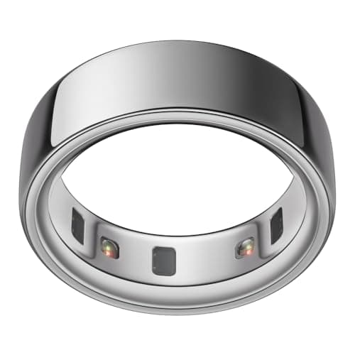 Oura Ring 4 - Silver - Size 10 - Sleep, Activity, Women’s Health, AI Advisor, Up to 8 Days of Battery Life, Size Before You Buy, Android & iOS Compatible