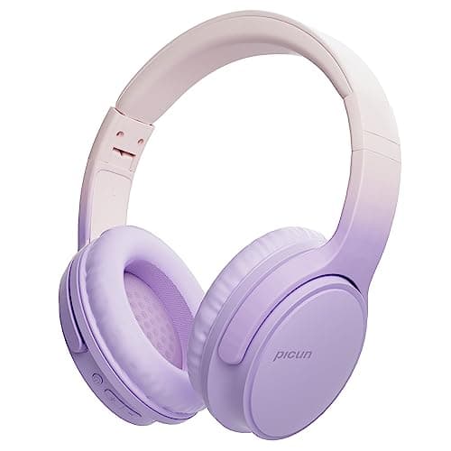 Gankoii Wireless Headphones, Bluetooth Over Ear Headsets with Microphone, Hi-Fi Audio, 60H Playtime, Touch Control, Foldable Lightweight, On-Ear Headphones for Girls Women, Travel, Work,