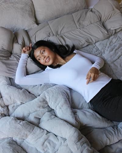 Byourbed are You Kidding Bare - Coma Inducer® Twin XL Comforter - Antarctica Gray 5