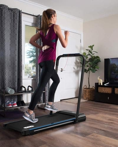 REDLIRO Under Desk Treadmill 2 in 1 Walking Pad, Portable, Folding, Electric, Motorized, Walking and Jogging Machine with Remote Control for Home and Office Workout 8