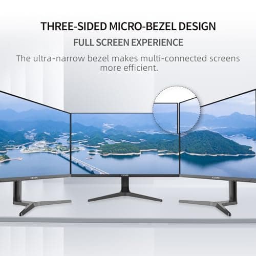 CUNPU 32 inch 4K UHD (3840 x 2160) Monitor IPS Ultra-Thin Computer Monitor 60Hz sRGB 100% Built-in Dual Speakers HDR10 VESA DisplayPort HDMI Height/Tilt/Pivot Adjustment 4