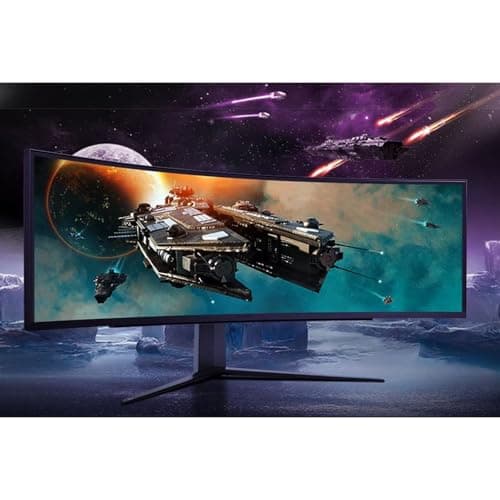 LG 49GR85DC-B 49 inch Curved Ultragear DQHD 1ms 240Hz Monitor, VESA DisplayHDR 1000 Bundle with 2 YR CPS Enhanced Protection Pack 9