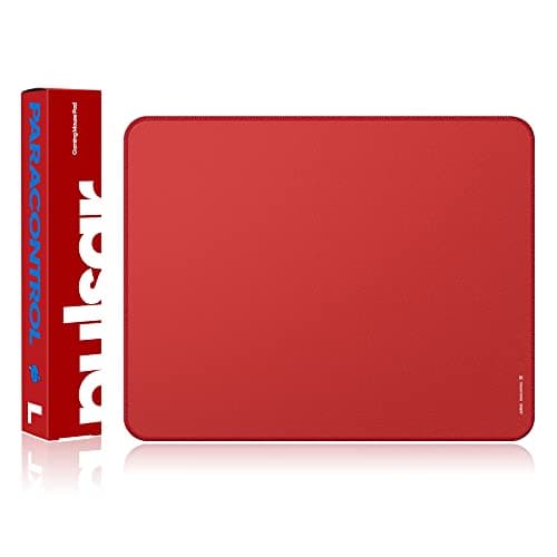 Pulsar - Paracontrol L Esports Level Premium Gaming Mouse Pad v2 - Medium to High Speed Pad Stitched Edge Durable Hybrid Top Surface 13 x 16.5 (L, Red) 7