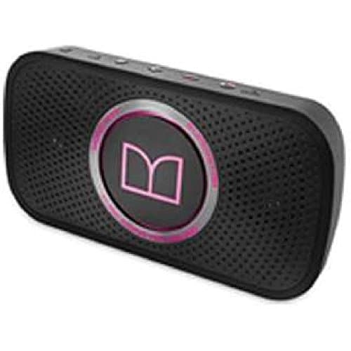 Monster SuperStar HD Bluetooth Speaker, Black/Neon Pink-Ultra compact, Water-resistant