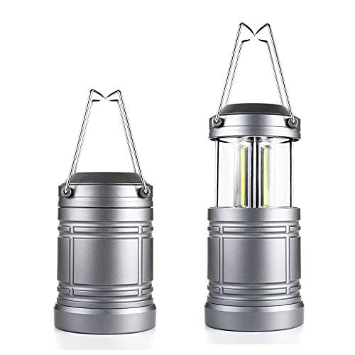 2 Pack Camping Lantern 500 Lumens Collapsible Portable LED Lantern for Emergency, Hurricane, Storms, Outage