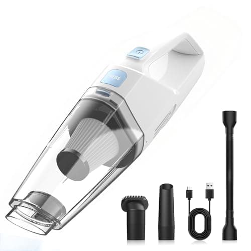 Bossdan Handheld Vacuum Cordless — 3-in-1 Hand Held Vacuum Rechargeable with 8000Pa Powerful Suction, 1.7 Lbs Lightweight Handheld Vac, 30-Mins Quick Dust Removal for Car, Kitchen & Home