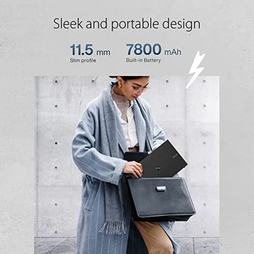 ASUS ZenScreen 15.6” 1080P Wireless Portable Monitor (MB16AWP) - FHD, IPS, Built-in Battery, Eye Care, USB Type-C, Tripod Mountable, Supports iOS, Android, Win11, Mini HDMI, 3-Year Warranty 3
