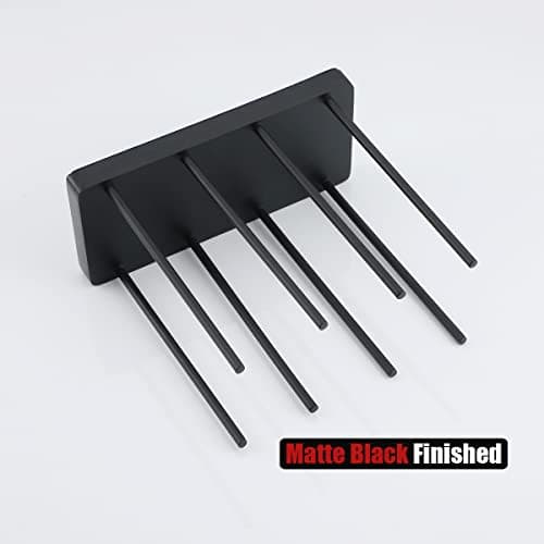 JQK Black Napkin Holder for Table, 304 Stainless Steel Arcylic Standing Napkin Dispenser for Kitchen Farmhouse Cocktail Picnic Bar Paper Mail Bills Restaurant Suitable for All Room Decors, NH100-PB 7