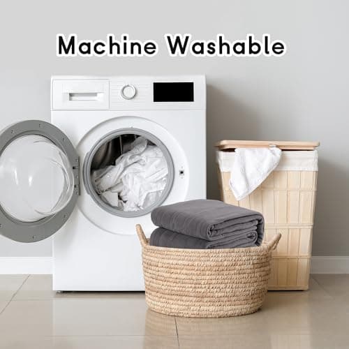 Minervada Heated Blanket Electric Blanket Full Size 72''x84'', 4 Heating Levels 10 Hrs Auto Shut Off Soft Warmer Fabric Blanket ETL Certification - Gray 5