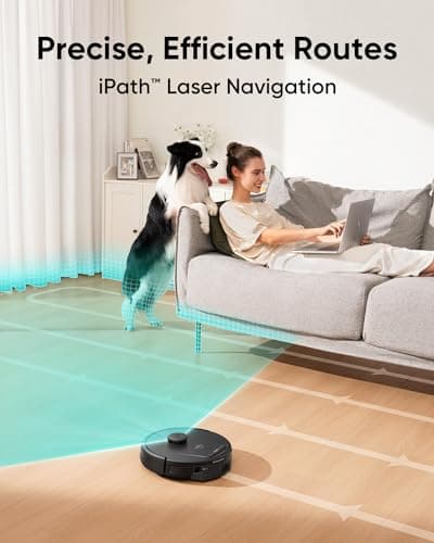 eufy L60 Robot Vacuum with Self Empty Station, Hair Detangling Technology, Up to 60 Days Hands Free Cleaning, 5,000 Pa Suction (Renewed) 5