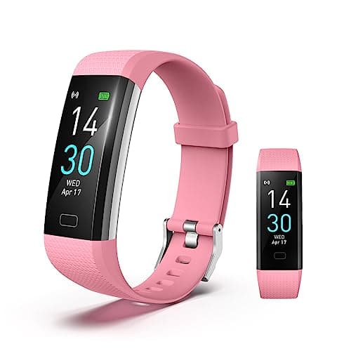 BrilliantHouse Fitness Tracker with Blood Pressure Heart Rate Oxygen Monitor, Activity Sleep & Temperature Smart Watch IP68 Waterproof Pedometer Step Counter for Kids Man Women S5