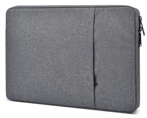 Portable Monitor Sleeve 18.5 inch, Padded Carrying Case Compatible with Most 18.5-in Portable Display Monitors, Water-Resistant Shockproof Monitor Bag with Accessory Pocket -Space Gray