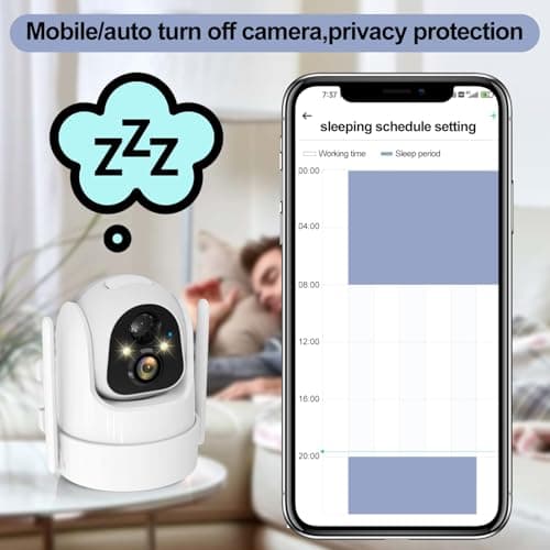 2K PTZ Solar WiFi Security Camera with AI Motion, Color Night Vision, 360 View, Waterproof, Alarm - Rechargeable Battery 6