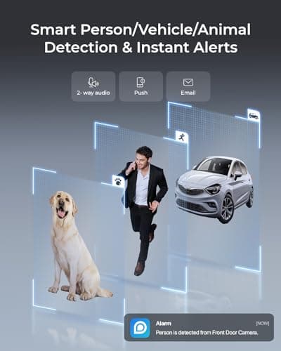 REOLINK 5MP Outdoor Security IP Camera, Turret Surveillance PoE with 2.8mm Lens,130° Diagonal,IK10 Vandal Proof,Smart Detection,Color Night Vision,2-Way Talk,IP67 Weatherproof,RLC-540A 5