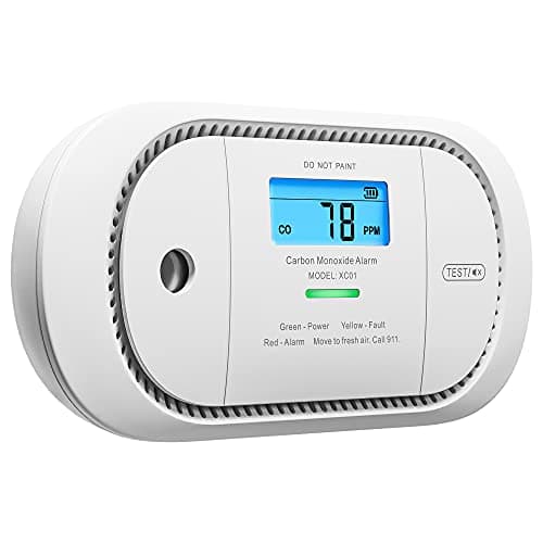 X-Sense Carbon Monoxide Detector Alarm with Digital LCD Display, Replaceable Battery CO Alarm Detector with Peak Value Memory, XC01-R 9