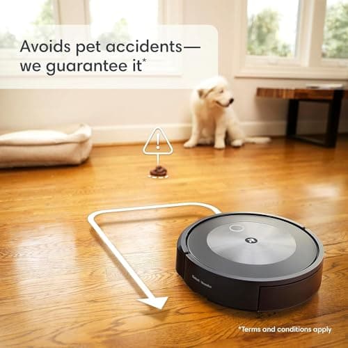 iRobot Roomba Combo j5+ Self-Emptying Robot Vacuum & Mop – Identifies and Avoids Obstacles Like Pet Waste & Cords, Empties Itself for 60 Days, Clean by Room with Smart Mapping, Works with Alexa​ 6