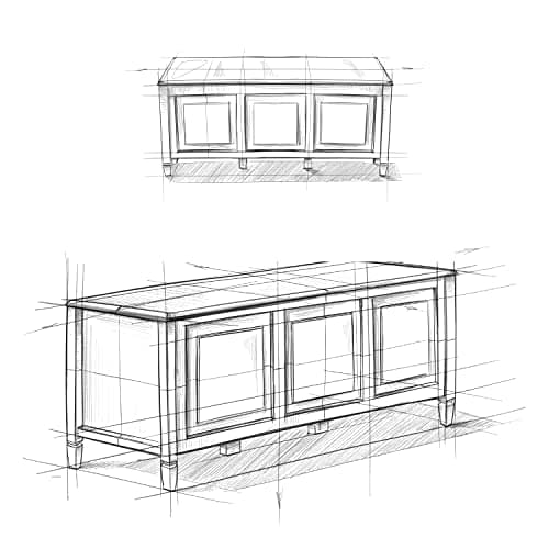 SIMPLIHOME Connaught Storage Bench - 51 inch Wide Solid Wood Trunk Bench in Natural Aged Brown, Traditional Bench for Entryway with Lift-Up Lid and 3 Hidden Compartments 10