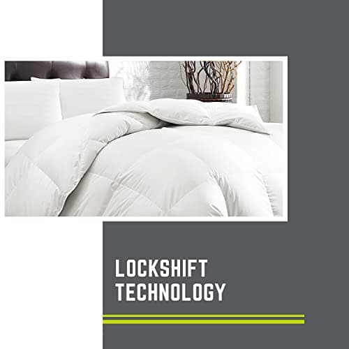 Eddie Bauer Luxury All-Season Comforter – 400 Thread Count – 600 Fill Power White Down – RDS Certified – Queen, 90 x 90 Inches 5