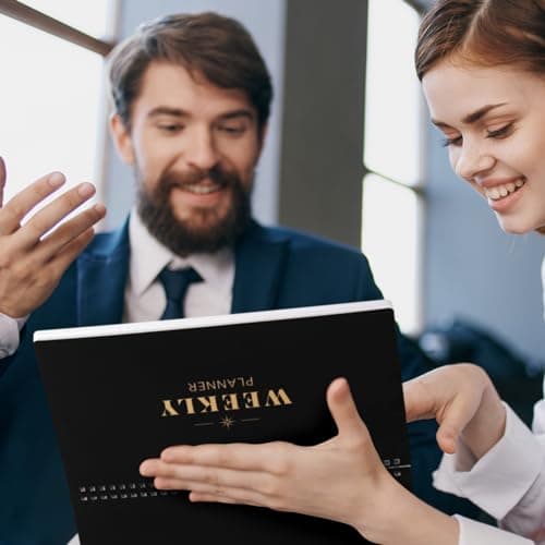 Weekly Planner - Undated Planner for Whole Year, Weekly To Do List, Planner Daily Weekly and Monthly, Goals Scheduled Planner with Habit Tracker, 55 Weeks, 6.3''x11.2'' 6