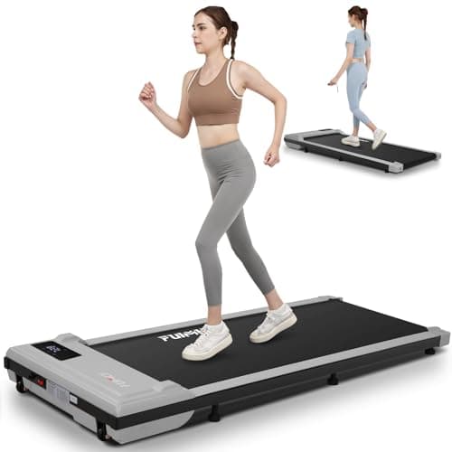 Under Desk Treadmill, Walking Pad Treadmill for Home Office, 2.5 HP Portable Walking Treadmills 300 lb Capacity, Compact Walking Jogging Running Machine with Remote Control and LED Display 8