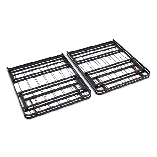 Amazon Basics Bed Frame with Ample Underbed Storage, Foldable Metal Platform, Sturdy Steel, No Box Spring Needed, 14 inches High, Noise-Free Support, Easy Assembly Tool-Free Setup, Full Size, Black 6