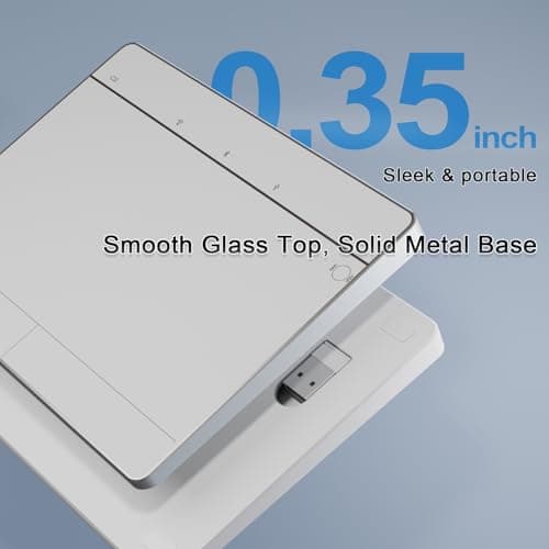 Tacti Trix Wireless Bluetooth Trackpad for Windows 10/11, Supports 3 Connection Modes, High-Precision Multi-Gesture Touchpad, Compatible with PC Laptop Computer 5