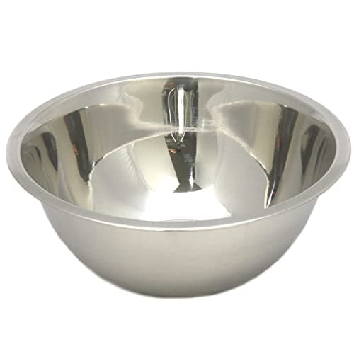 Chef Craft Brushed Mixing Bowl, 2.5-Quart, Stainless Steel