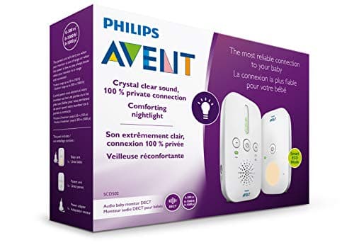 Philips AVENT Audio Baby Monitor DECT, White, SCD502/10 9