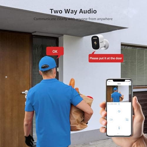 BOAVISION 2K Wireless Security Camera for Outdoor Home Security, AI Motion Detection, Color Night Vision, Spotlight, Waterproof, Battery Powered, Magnetic Mount, Cloud & SD Storage 7