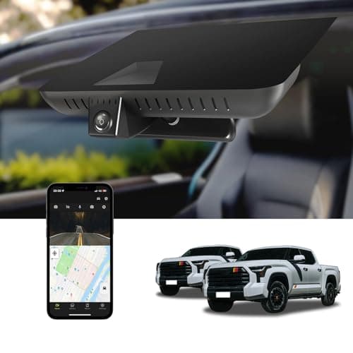 KBSYNT Front 4K Dash Cam for 2022-2026 Toyota Tundra Hybrid & Sequoia 2023-2026 Limited SR SR5 TRD Pro Limited (Gen3),OEM Look,HD Video,WiFi Connect&APP,Loop Recording G-Sensor,64GB Card