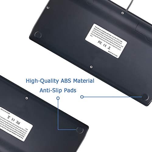 Super Mini Wired Keyboard, MCSaite Full Size 78 Keys Keypad Small Portable Fit with Professional or Industrial Use for Computer Laptop Mac Notebook 6