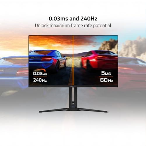 GIGABYTE - AORUS FO32U2-32" QD OLED Gaming Monitor - UHD 3840x2160-240Hz - 0.03ms GTG - AMD FreeSync Premium Pro - Type C KVM - HDMI, DP, Type C - Height Adjustable - Black 3