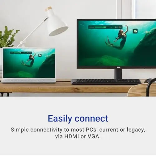 Dell 24 SE2425H Monitor - 23.8-Inch Full HD (1920x1080), VA Panel, 5ms Response Time, Tilt, Certified by TÜV Rheinland for 3-Star Eye Comfort - Black 6