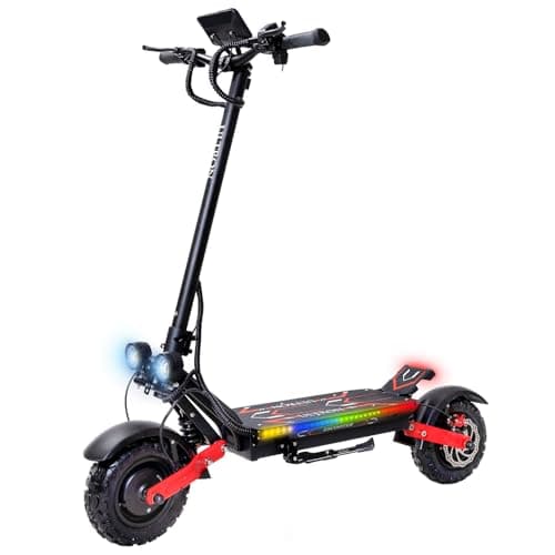 S3 Electric Scooter for Adults, 6000W Dual Motors, Up to 50MPH & 55 Miles, 60V 24Ah Battery, 11" Tires, Off-Road E-Scooter with Dual Brake & Suspension Systems, Folding Commuter Electric Scooter