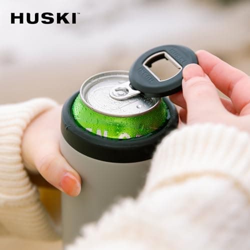 Huski 3-in-1 Bottle Opener Keyring | NEW | Works with Bottle Caps & Can Tabs | Includes Spring-Fit™ Detachable Keyring Clip | Compact & Convenient | Fits in the Huski Beer Cooler | Great Gift 5