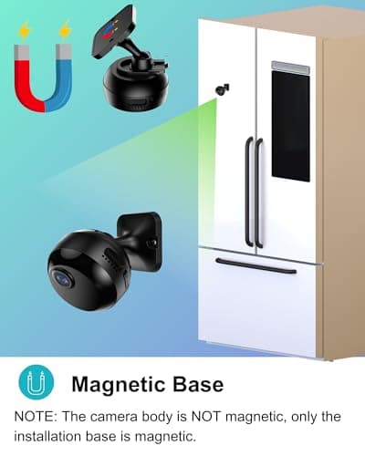 LuminiCam Indoor Camera Wireless 1080P Wi-Fi Camera for Home Security Pet Monitoring, Motion Detection & Night Vision Nanny Cam Pet Cameras,SD & Cloud Storage 7