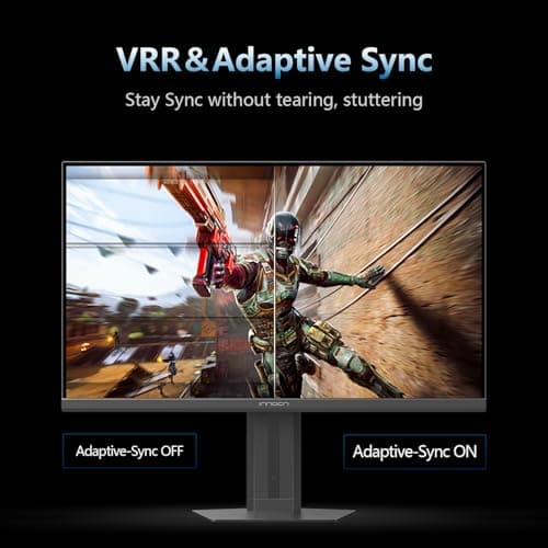 INNOCN 27" Gaming Monitor 2K QHD 2560 x 1440P 240Hz 320Hz 1ms IPS PC Computer Display, HDMI 2.1, DP 1.4, HDR 400, Eyes Care, Height/Pivot Adjustable, VESA Mountable, 27G2T 3