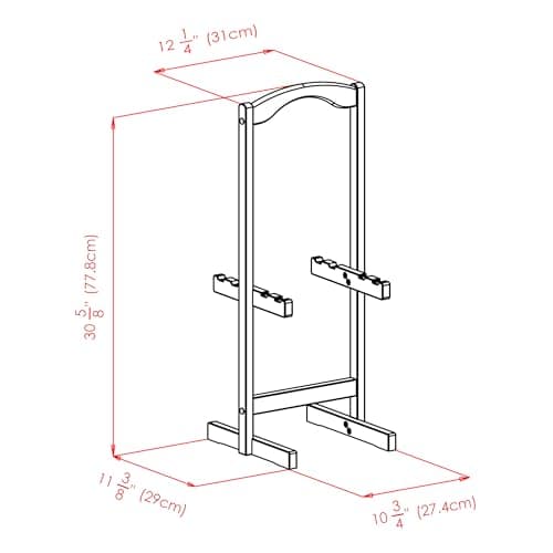 Winsome Alex Set of 4 Foldable Snack Tables with Storage Rack, Easy to Store Portable Fold Up Table Set for Kitchen, Living Room TV Dining, Crafts, Puzzles, Work From Home 13